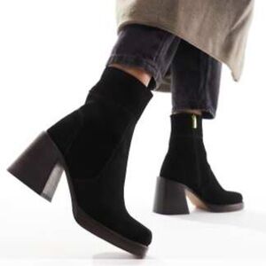 ASOS, Black, Wide fit